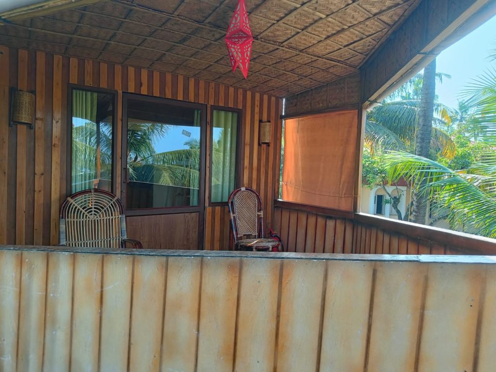 Riverine Hut – A charming eco-friendly hut nestled by the backwaters, providing a rustic yet comfortable stay close to nature at Riverine Homestay.